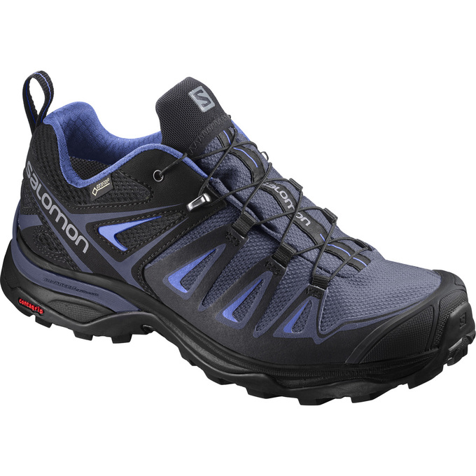 Salomon Israel X ULTRA 3 GTX® W - Womens Hiking Shoes - Navy/Black (ZIHY-47381)